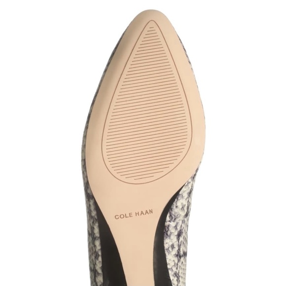 Cole Haan Kathryn Snake Print Wedge Pump Heels 8 - Picture 6 of 13